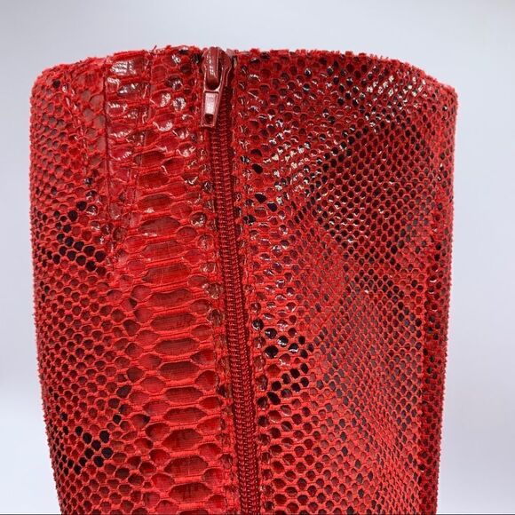 Thalia Sodi Rajel “Red Snake” Boots - Picture 11 of 16